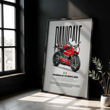 Panigale V2 Bayliss Motorcycle Poster