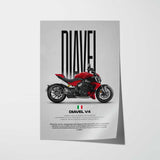 2023 Diavel V4 Motorcycle Poster