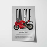 2018 Panigale V4 Motorcycle Poster