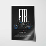 2024 FTR 1200 Sport Motorcycle Poster