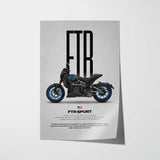 2024 FTR 1200 Sport Motorcycle Poster