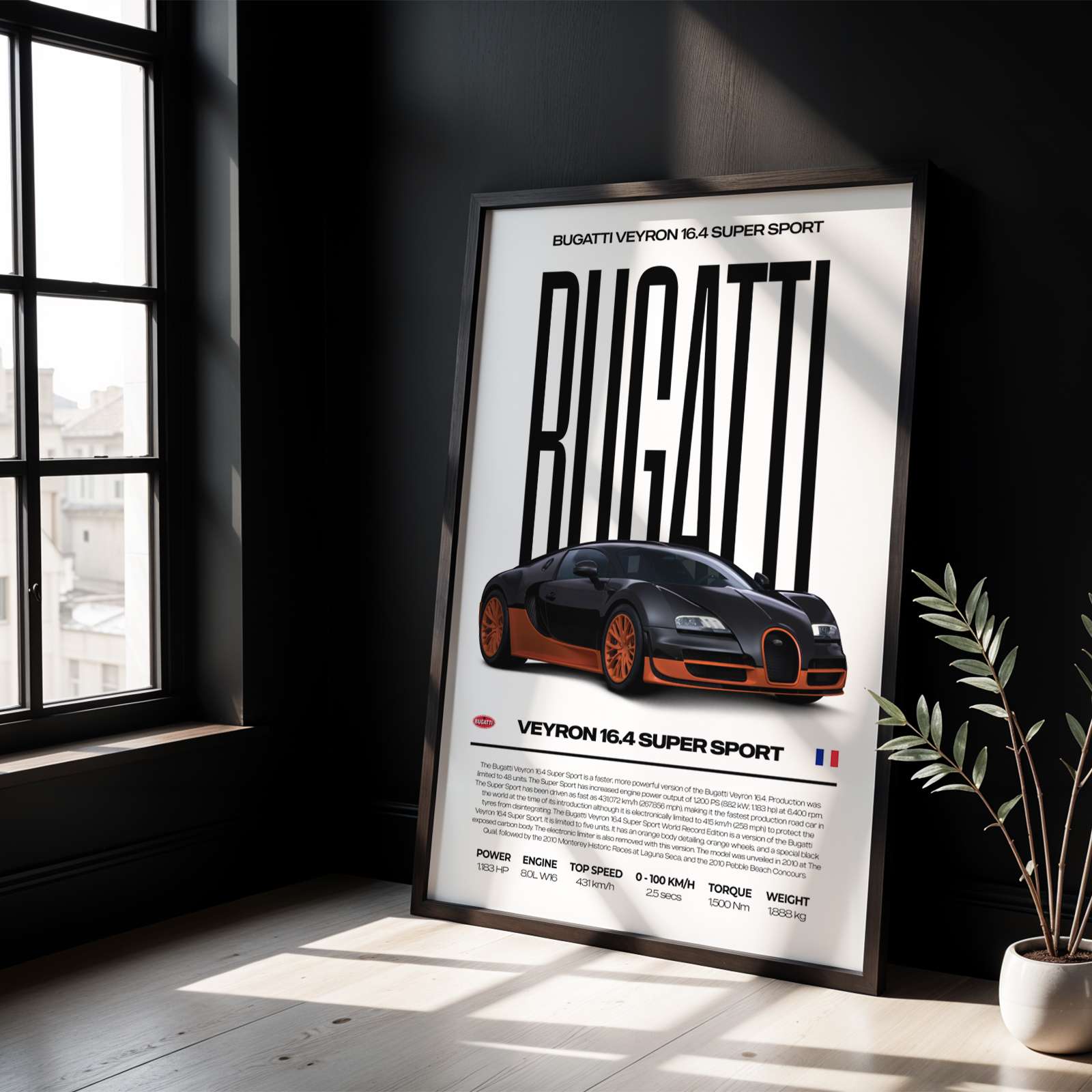 Bugatti Veyron Poster