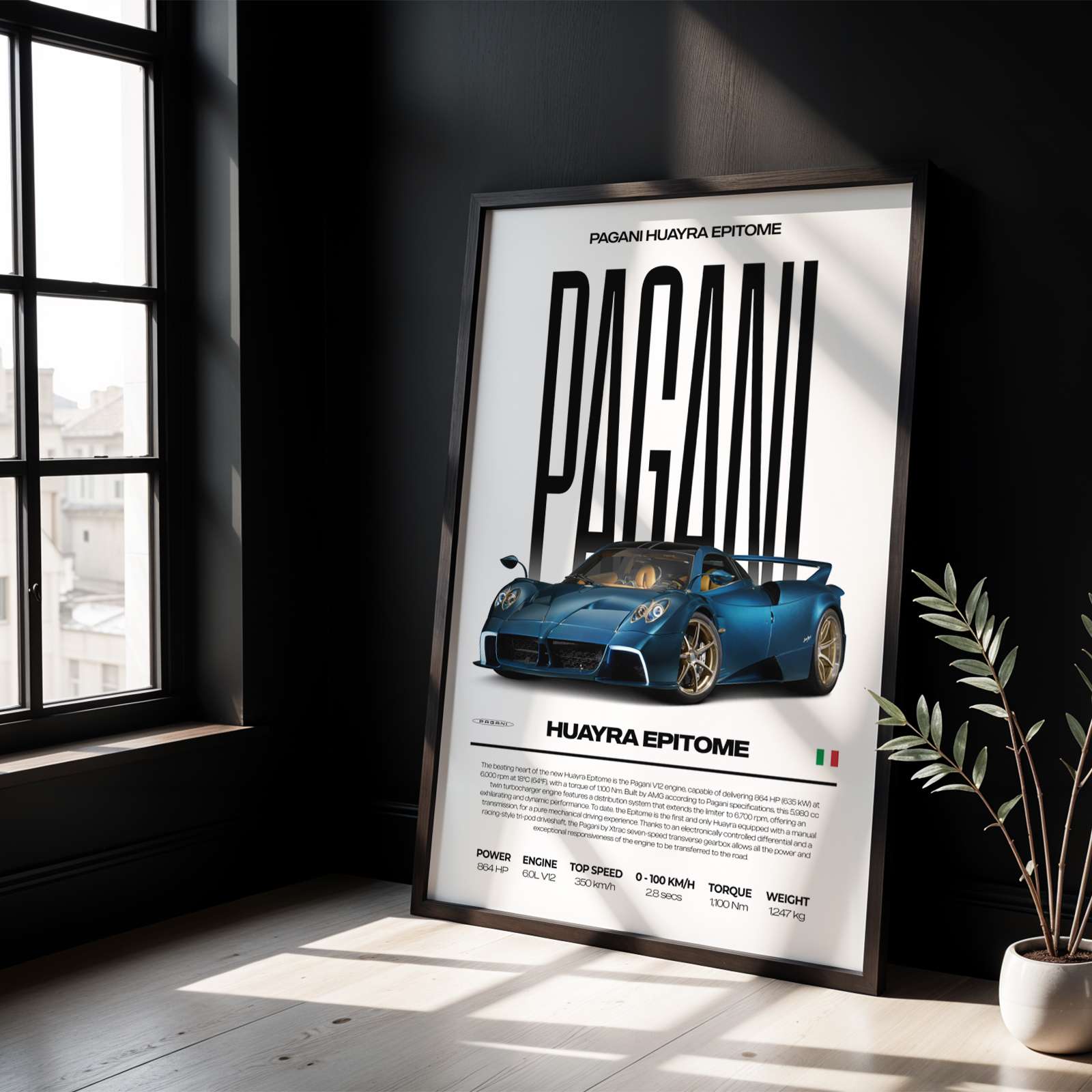 Pagani Huayra Epitome Poster