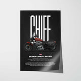 Super Chief Limited Motorcycle Poster