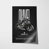 2023 Diavel V4 Motorcycle Poster
