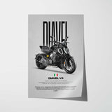 2023 Diavel V4 Motorcycle Poster