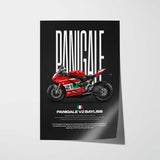Panigale V2 Bayliss Motorcycle Poster