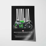 2015 Ninja ZX-10R 30th Anniversary Edition Motorcycle Poster