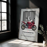 2010 VFR800 Interceptor Motorcycle Poster