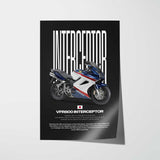 2007 VFR800 Interceptor 25th Anniversary Special Motorcycle Poster
