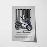 2007 VFR800 Interceptor 25th Anniversary Special Motorcycle Poster