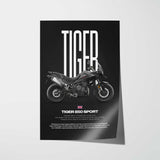2024 Tiger 850 Sport Motorcycle Poster
