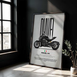 2023 Diavel V4 Motorcycle Poster