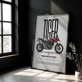 2025 Tiger 900 GT Pro Motorcycle Poster
