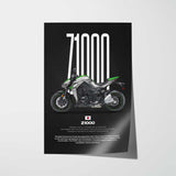 2016 Z1000 Motorcycle Poster