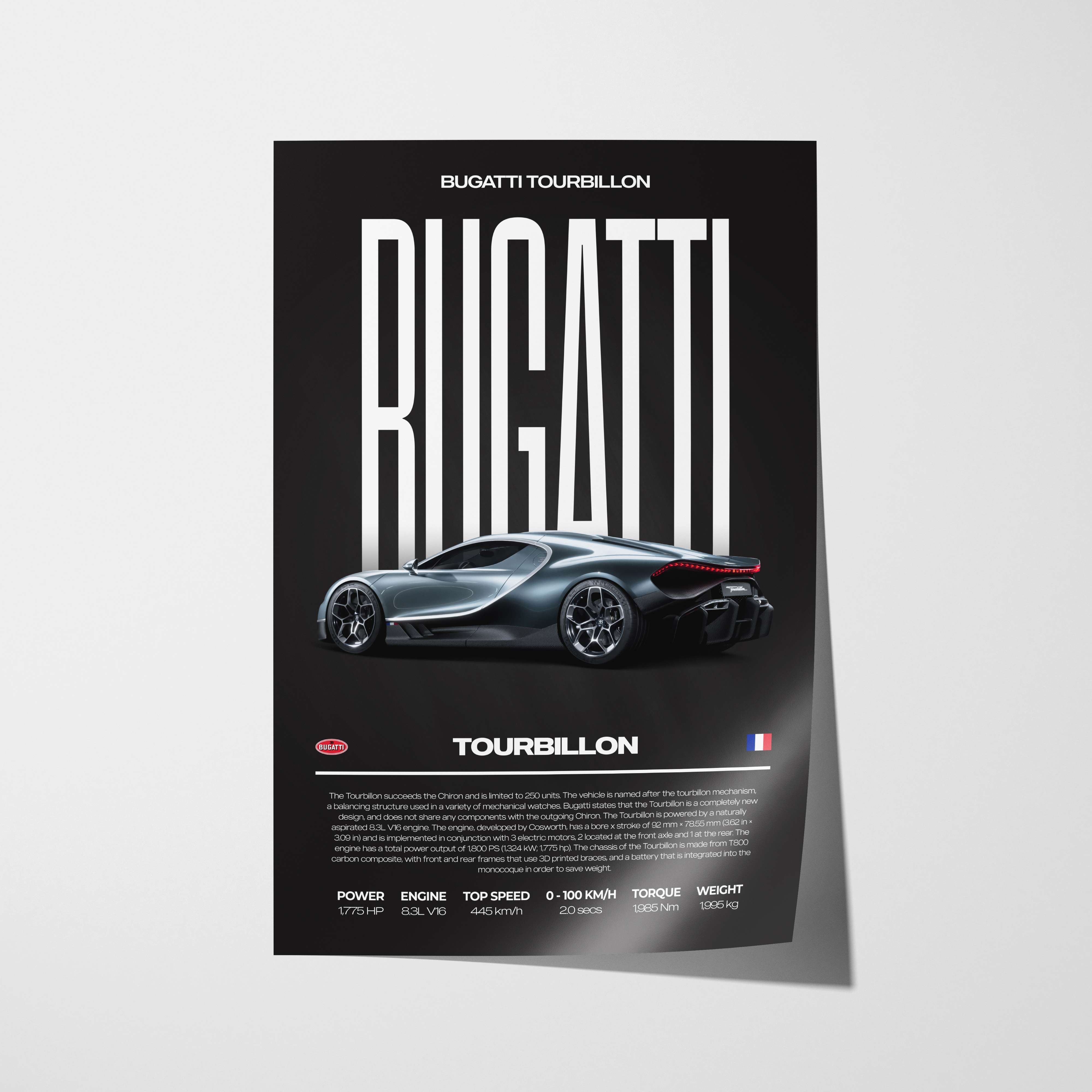 Bugatti Tourbillon Poster