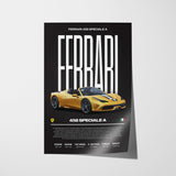 Ferrari 458 Speciale A Poster