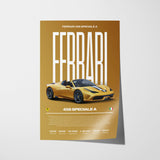 Ferrari 458 Speciale A Poster