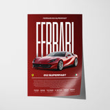 Ferrari 812 Superfast Poster