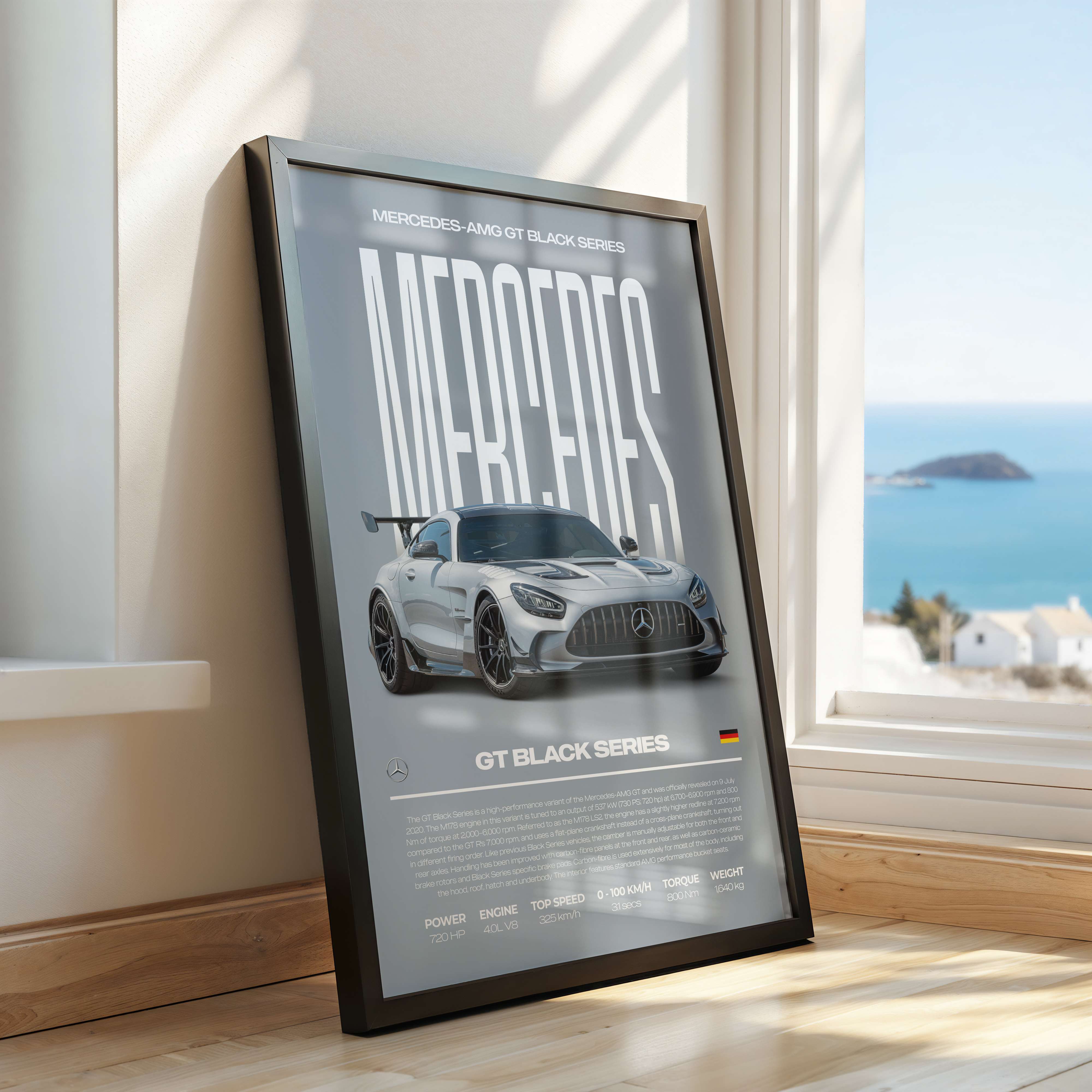 Mercedes-AMG GT Black Series Poster