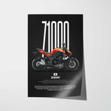 2014 Z1000 Motorcycle Poster