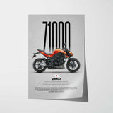 2014 Z1000 Motorcycle Poster