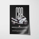 CBR1100XX Super Blackbird Motorcycle Poster