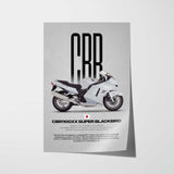 CBR1100XX Super Blackbird Motorcycle Poster