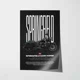 Springfield Dark Horse Motorcycle Poster