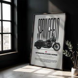Springfield Dark Horse Motorcycle Poster