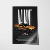 Valiant Car Poster