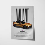 Valiant Car Poster