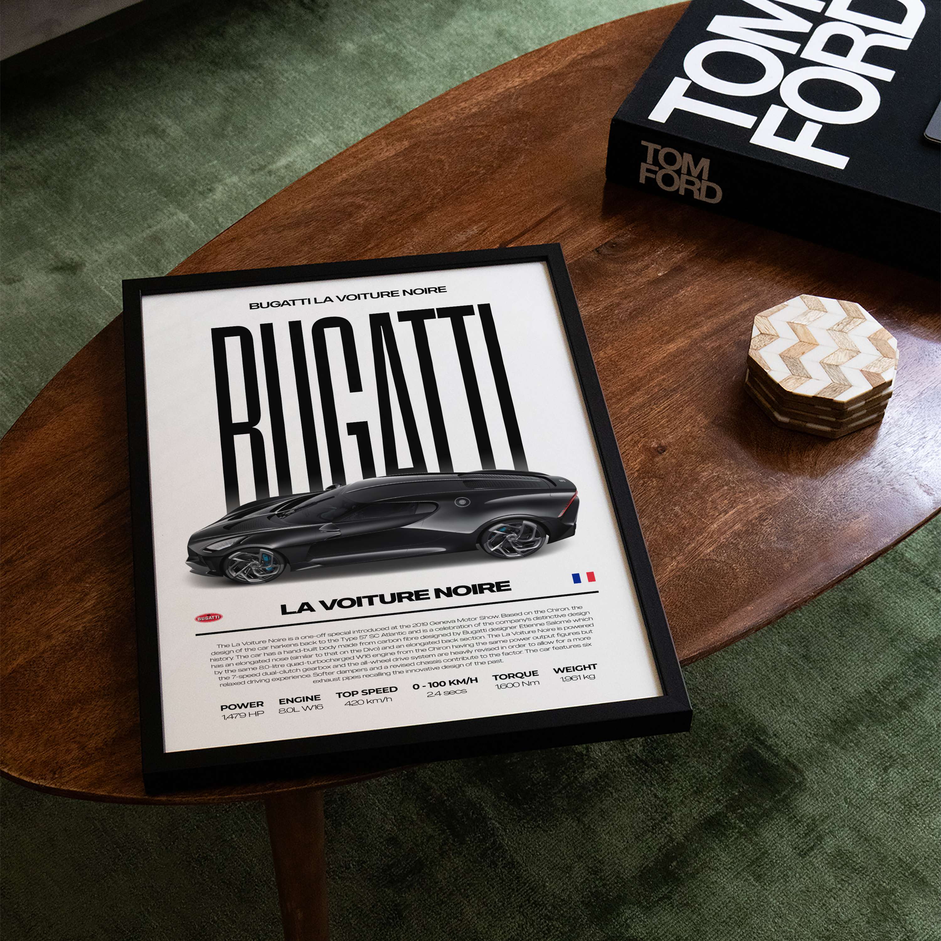 Bugatti La Voiture Noire Poster