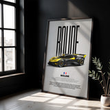 Bolide Car Poster