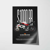2016-2018 S1000RR Motorcycle Poster