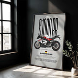 2016-2018 S1000RR Motorcycle Poster