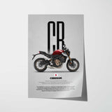 2021-2023 CB650R Motorcycle Poster