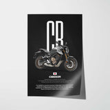 2021-2023 CB650R Motorcycle Poster