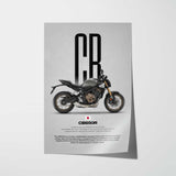 2024-Present CB650R Motorcycle Poster