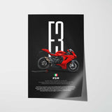 F3 R Motorcycle Poster