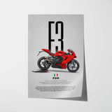 F3 R Motorcycle Poster