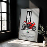 F3 R Motorcycle Poster