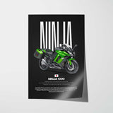 2017 Ninja 1000 Motorcycle Poster