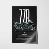 ZZR1400 Motorcycle Poster