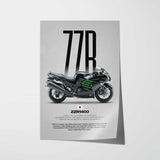 ZZR1400 Motorcycle Poster