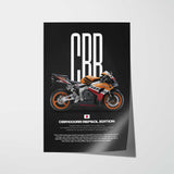 2007 CBR1000RR Fireblade Repsol Replica Motorcycle Poster