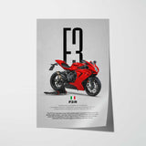 F3 R Motorcycle Poster