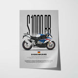 2016-2018 S1000RR Motorcycle Poster