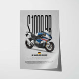 2016-2018 S1000RR Motorcycle Poster