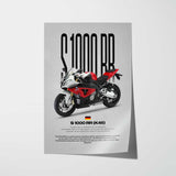 2011-2014 S1000RR Motorcycle Poster
